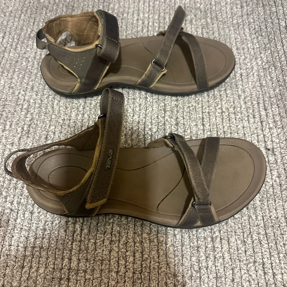 Teva Verra hiking sandal 7 grey gray taupe - Picture 13 of 16